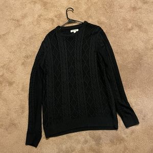 Cable knit sweater